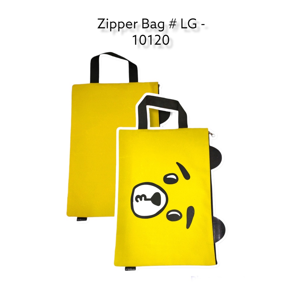 

Zipper Bag Hello Yellow #LG-10120 Languo Kanvas Ukuran A4– Satuan SHAGB