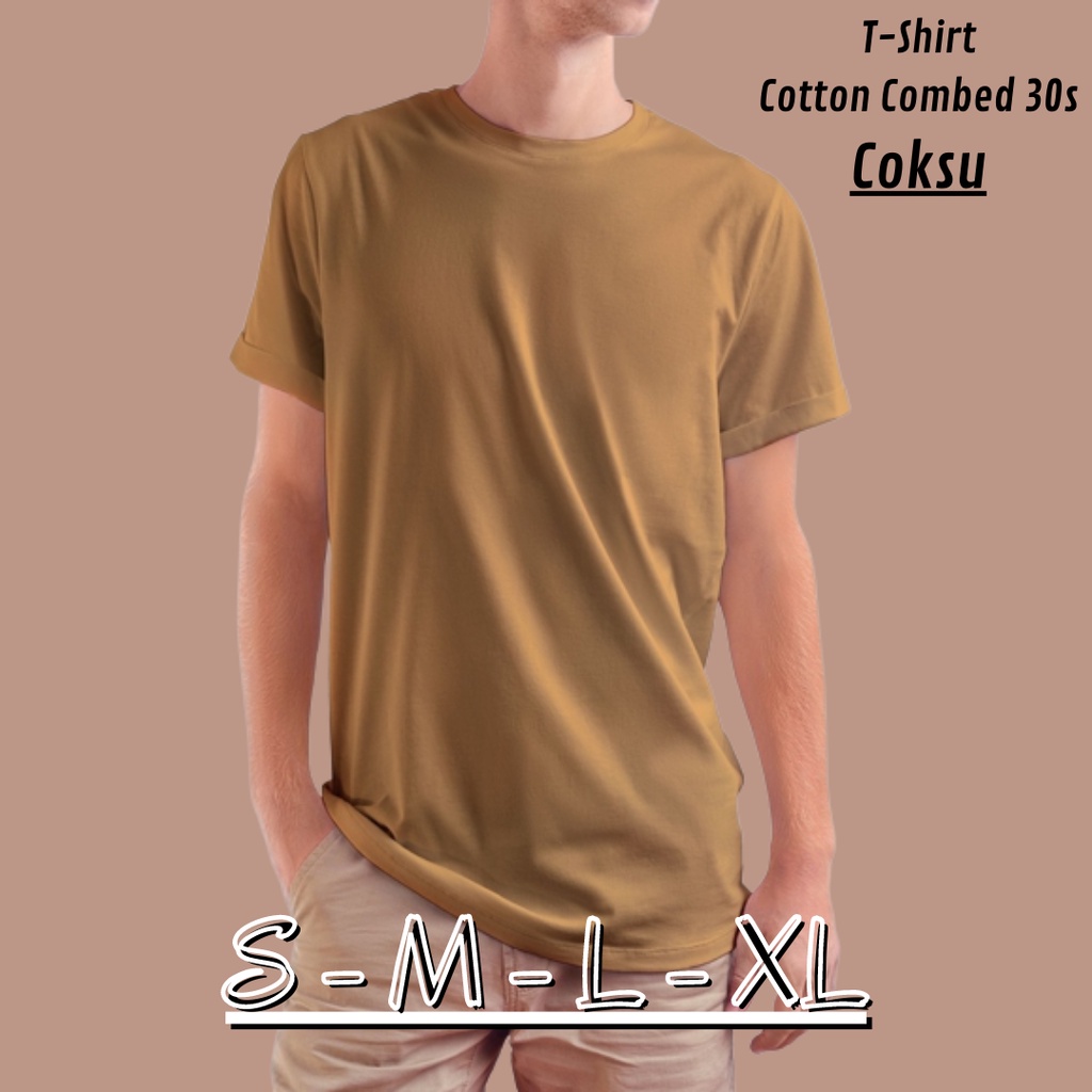 [PROMO] KAOS POLOS LENGAN PENDEK COTTON COMBED 30S