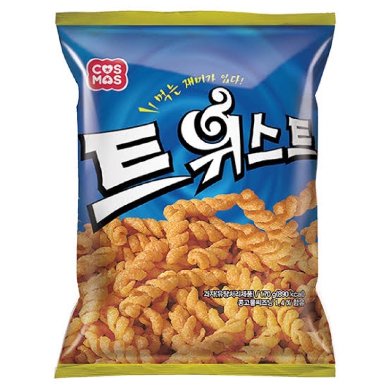 

Cosmos Twist Snack 170g - Snack Rasa Kacang Kacangan Made in Korea