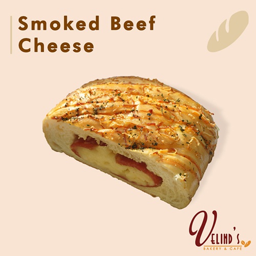 

Smoked Beef Cheese/ Velind's Bakery/ Roti Daging Asap Keju