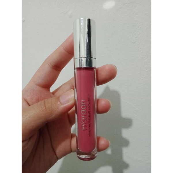 PRELOVED wardah exclusive matte lip cream no.9 (mauve on)