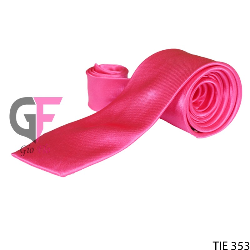 GIOFLO Dasi Slim Kemeja Kerja Pria  Pink / TIE 353