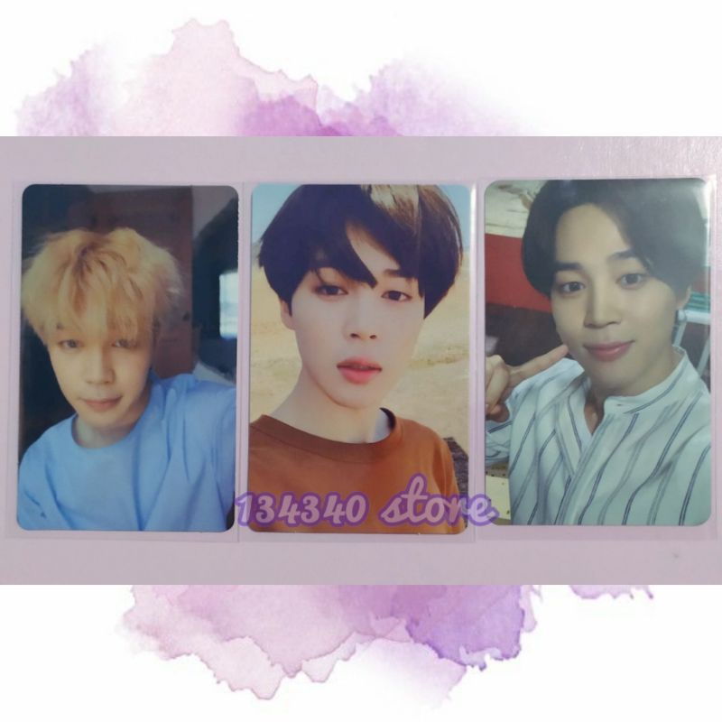 BTS LOVE YOURSELF TEAR Y, HER L, MOTS THE JOURNEY - OFFICIAL JIMIN PHOTOCARD / PC