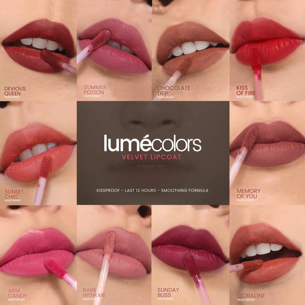 (Free Emas) Lumecolors Velvet Lipcoat Matte - ARM CANDY