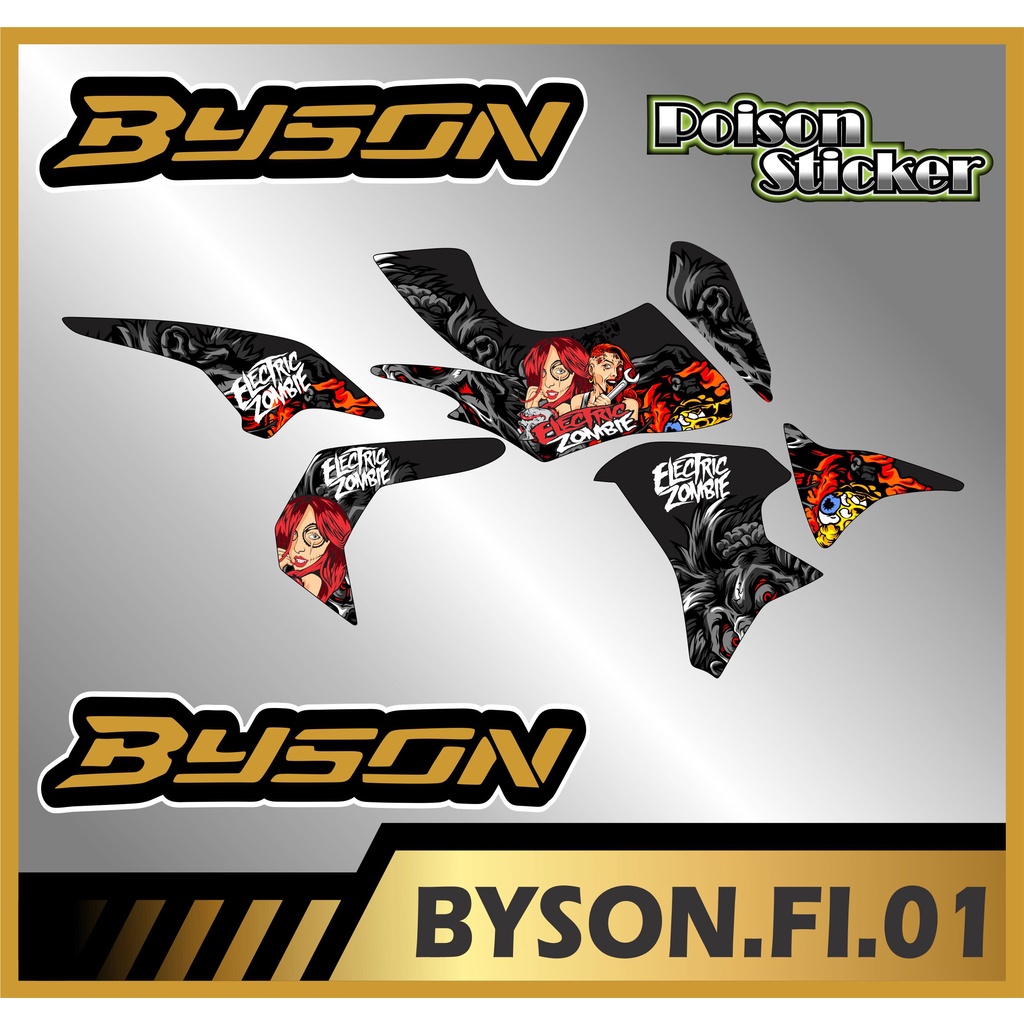 STRIPING STICKER BYSON FI STIKER BYSON FI NEW STICKER LIS LIST BYSON FI CODE 01
