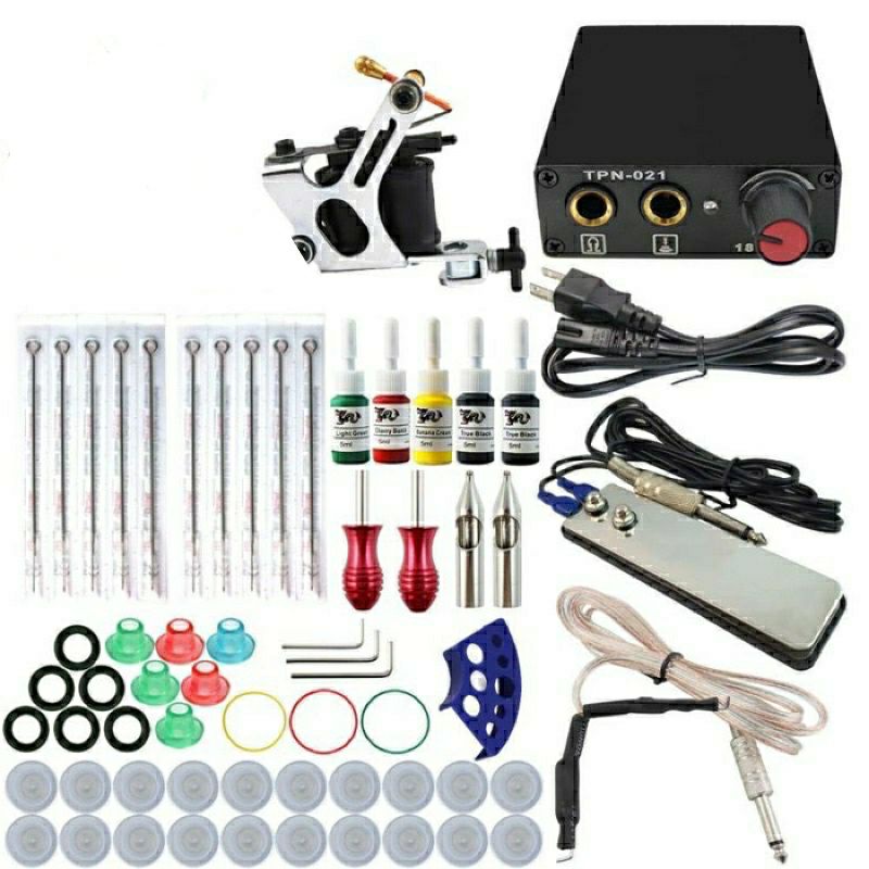Mesin Tattoo Set Siap Pakai