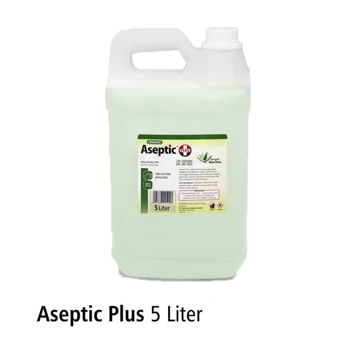 Aseptic Plus Hand Sanitizer Cair 5 Liter Onemed