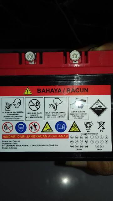 Aki gtz5s merk titan by INDOPART for all MATIC HONDA BEAT.VARIO 110 CC.