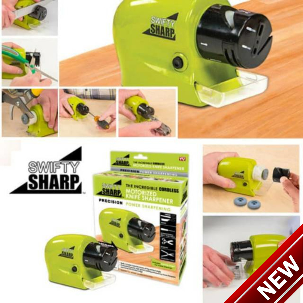 

Swift Sharp Pengasah Pisau Gunting otomatis elektrik knife sharpener