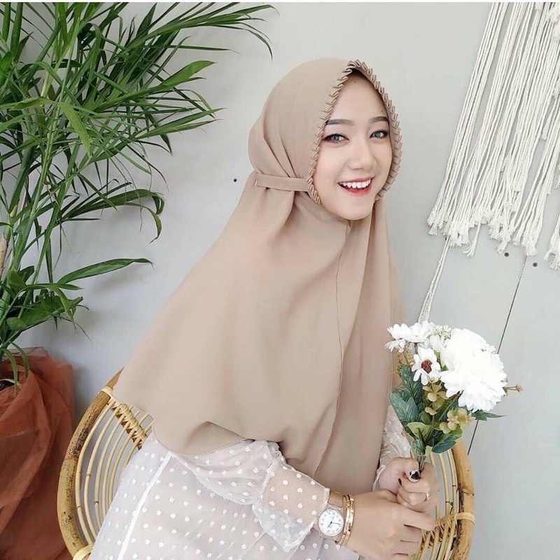 JILBAB BERGO MARYAM KCB LIPIT BAHAN DIAMON