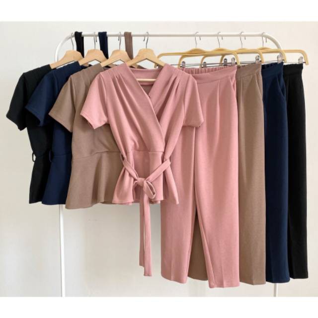 [baju wanita korea]  Setelan Baju Wanita Korea Import