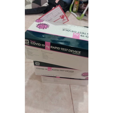 Antigen New ABBOTT Antigen Bioquick isi 1 box 25Set NASAL