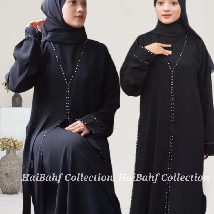 Big Sale지  Abaya Gamis Turkey Maxi Dress Hitam Abaya Arab Saudi Sifon Exclusive ,.