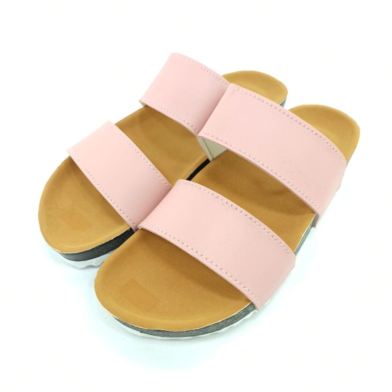 Sandal Birken Wanita Sendal Slop Sandals Slip On Andis AF13