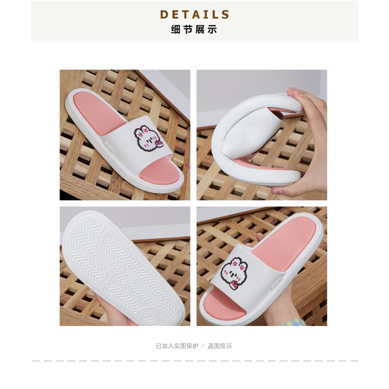 ❀ Chingu ❀ SA016 Sandal Empuk Eva Rumah Motif Bear Kelinci Ringan Santai Sendal Rumah Jalan Jalan Empuk Import Murah