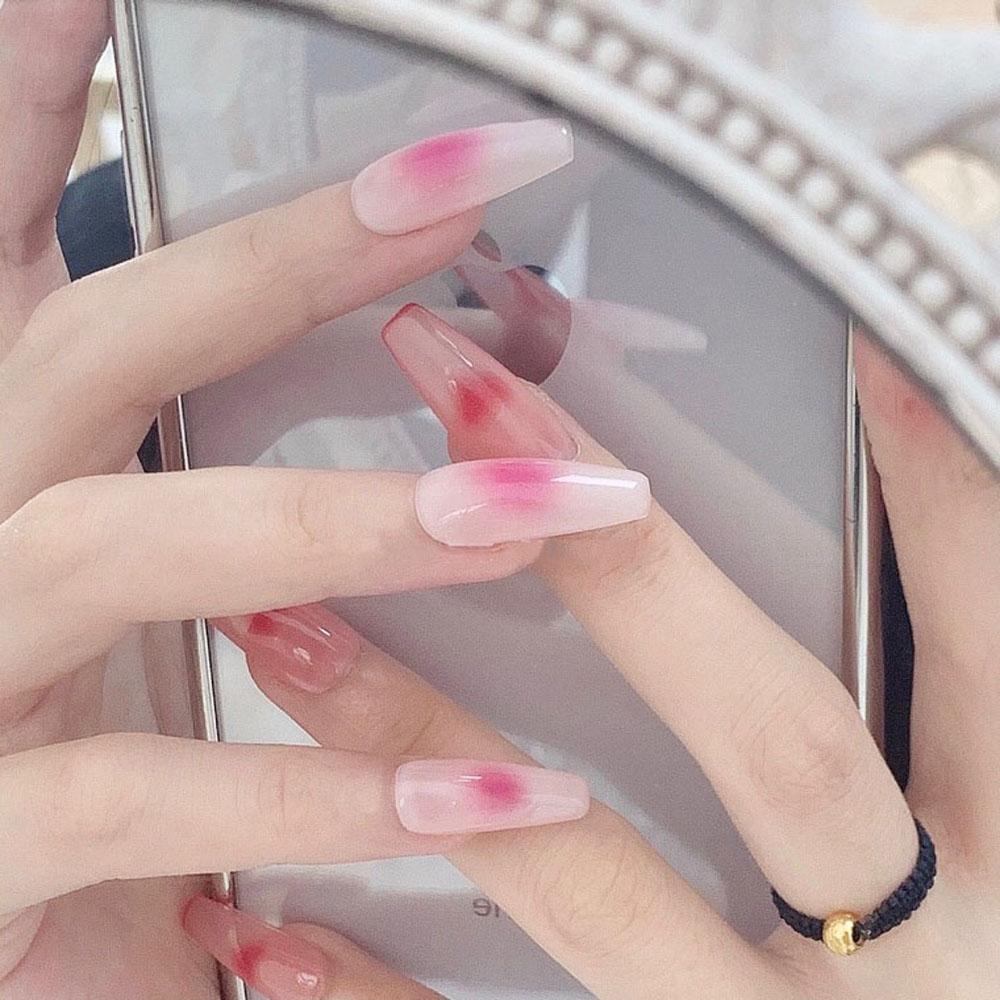 Mxbeauty Stiker Nail art Lucu Halus Transparan Tahan Air DIY Ultra-Tipis Manicure Aksesoris