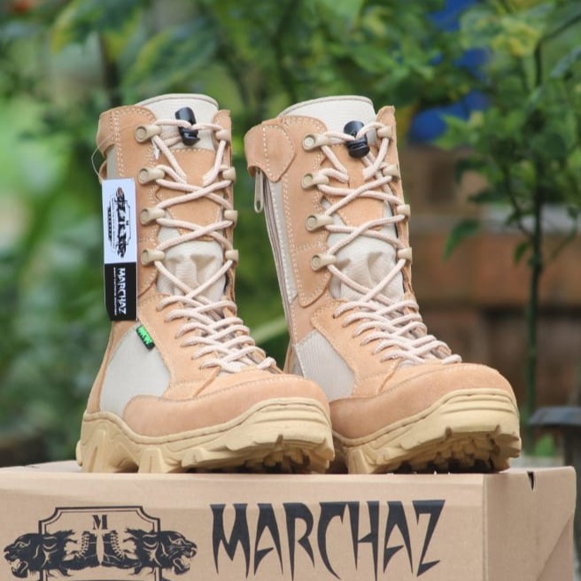 SEPATU PDL WARNA GURUN MARCHAZ KULIT SAPI ASLI SEPATU PDL TNI POLRI SECURITY SATPAM POL PP DINAS PNS