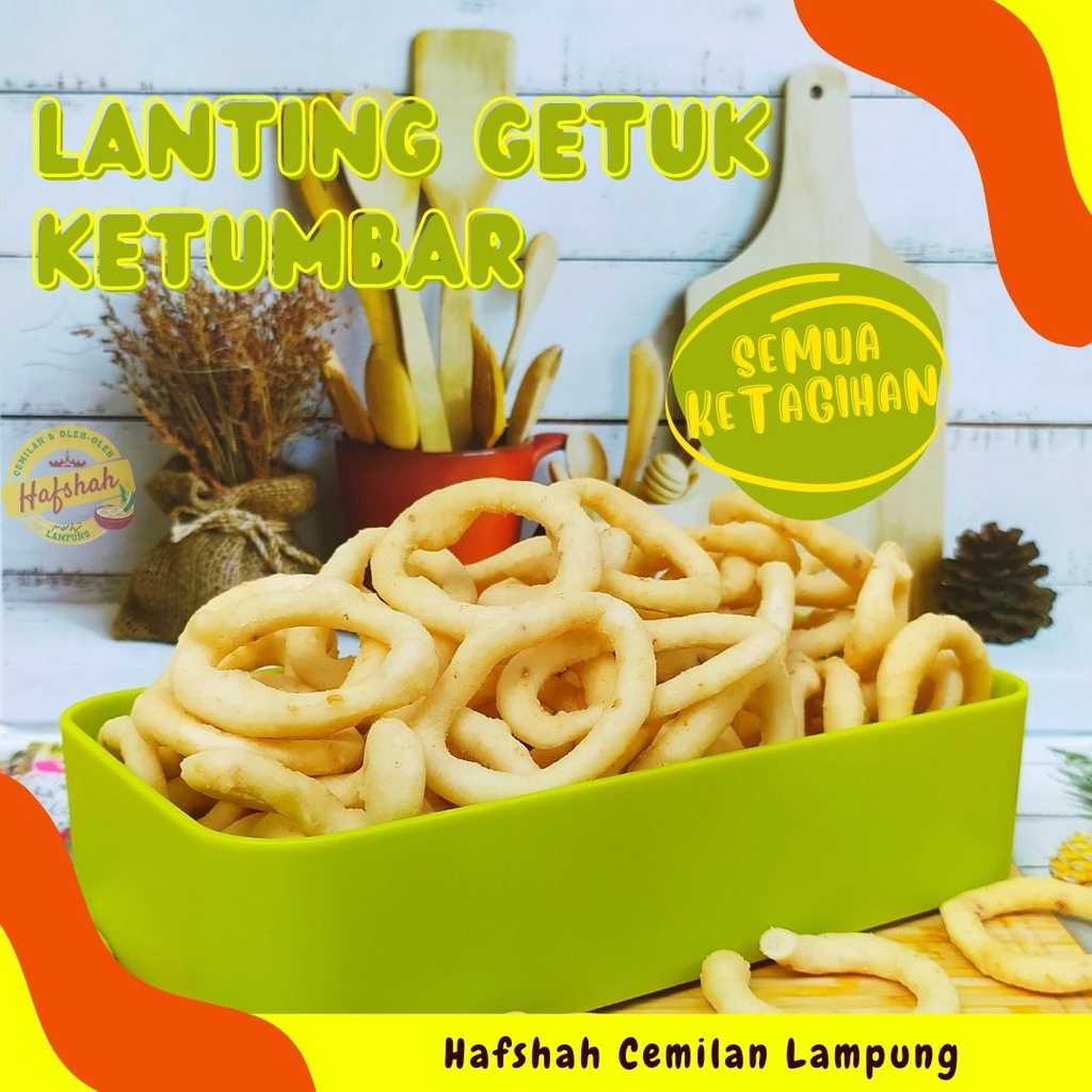 

Cemilan Lanting / Klanting Getuk Tumbar Makanan Ringan Oleh-Oleh Asli Lampung