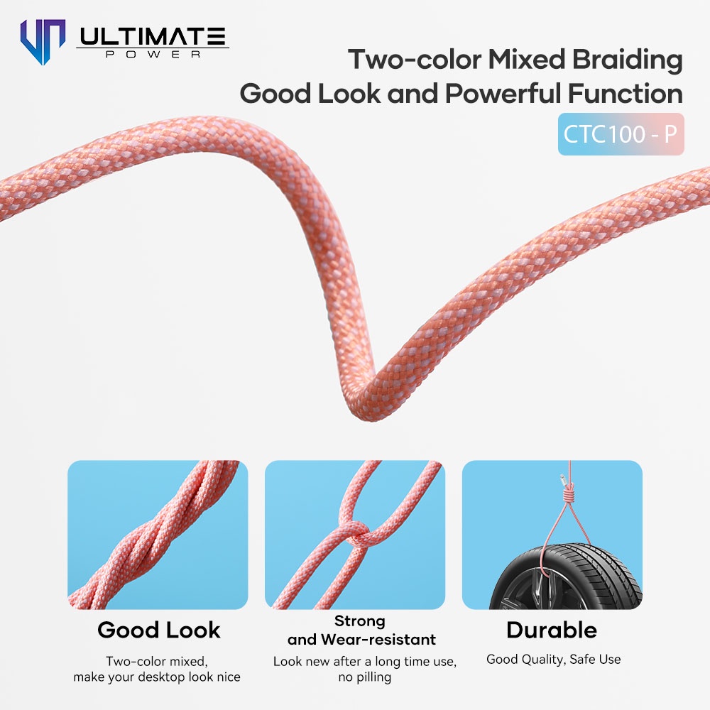 Kado Valentine Kado Ulang tahun Ultimate Cable PD 20W Type-C to Lightning Love Series