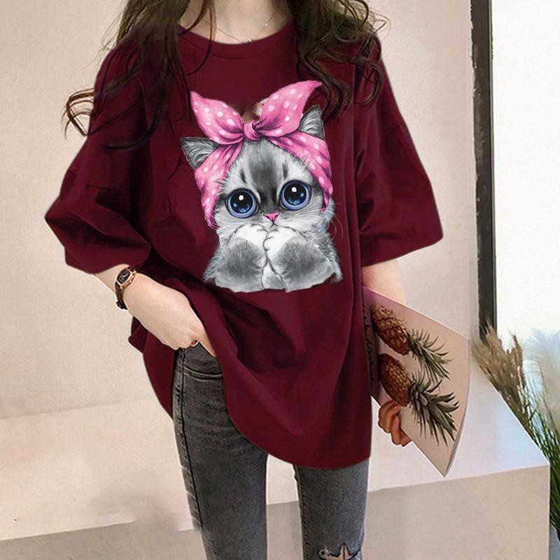 AFI - EC - Kaos Oversize Sweet Cat (LD 106, P 65)