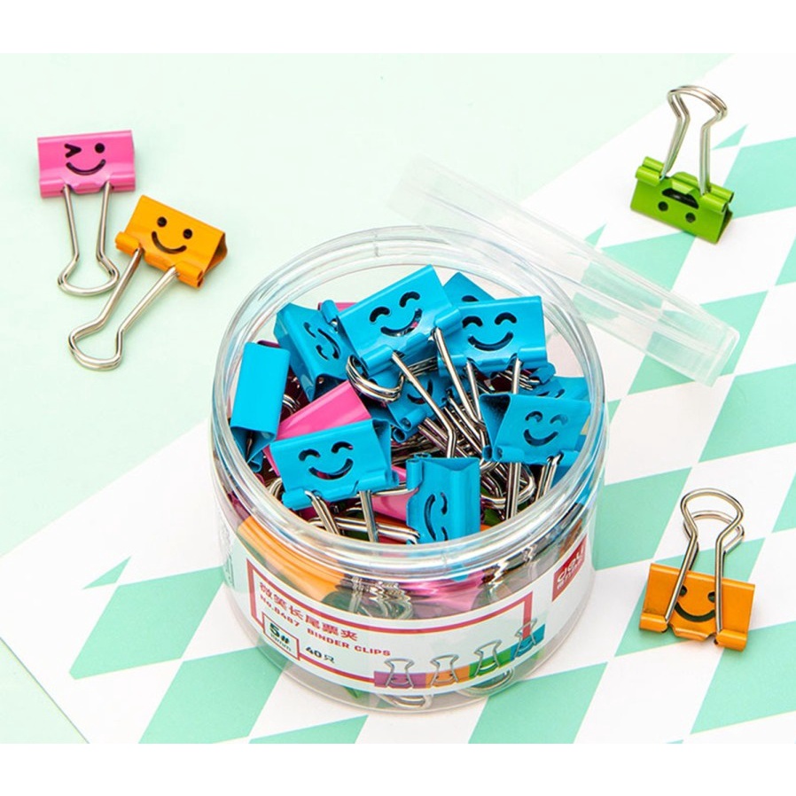 

Deli Binder Clips 19mm Smile - 8487