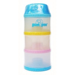 Pumpee Milk Powder Container Tempat Susu Bubuk 3 Susun