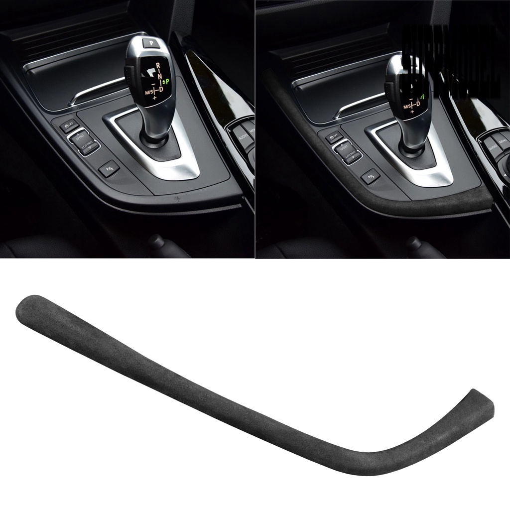 Suppmodelx Strip Trim Dekorasi Interior Mobil Bahan Suede Ramah Lingkungan Untuk Seri 3GT 4 2013-2019