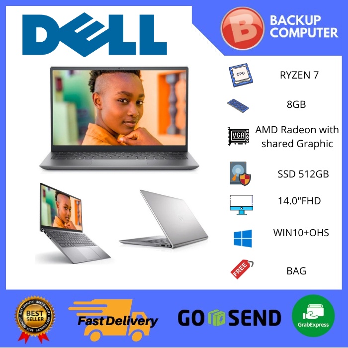 DELL INSPIRON 5415 RYZEN 7 5700 8GB 512GB SSD