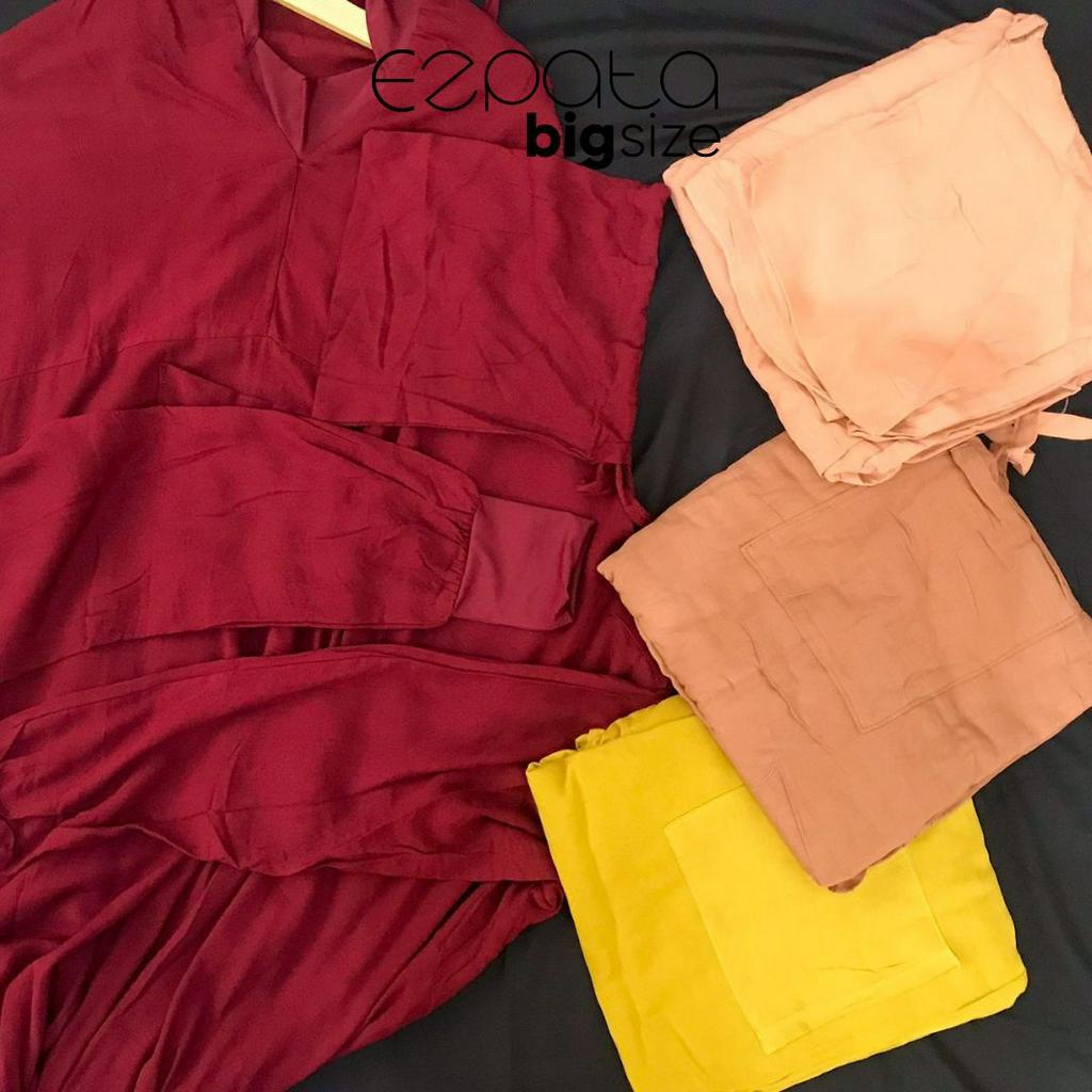 Mukena Dewasa Terusan Polos Malaysia Menutup Dagu Bahan Rayon Adem Jumbo Size