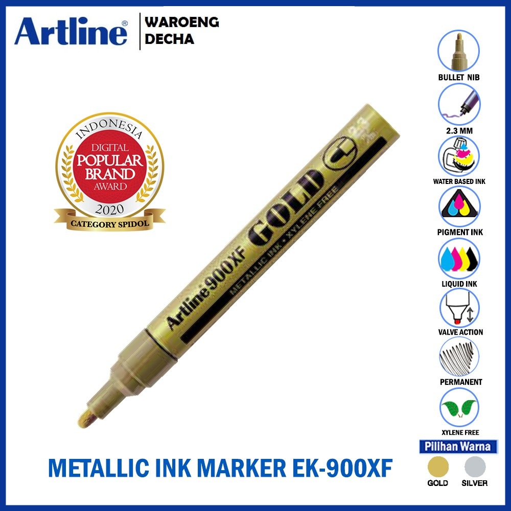 

SPIDOL BATU ARTLINE Spidol Metallic Ink Marker EK-900