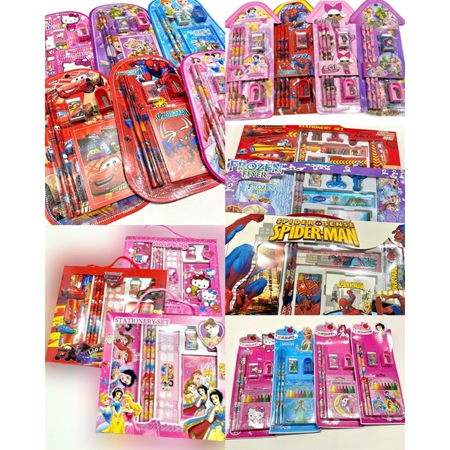 

Alat Tulis Set Stationary Karakter / Paket Alat Tulis Set / Set Tulis Anak Sekolat Motif Lucu