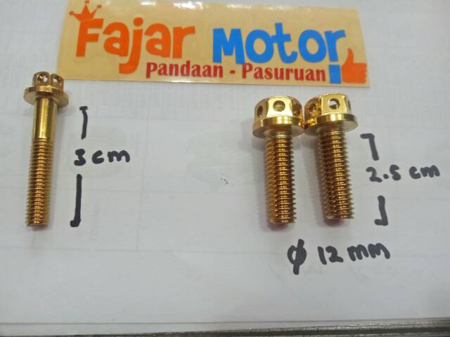 Baut monel model probolt gold mio fino