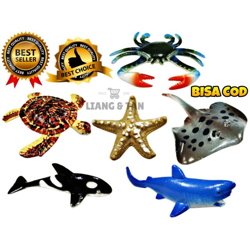 animal karet figure  / hewan karet / mainan murah anak