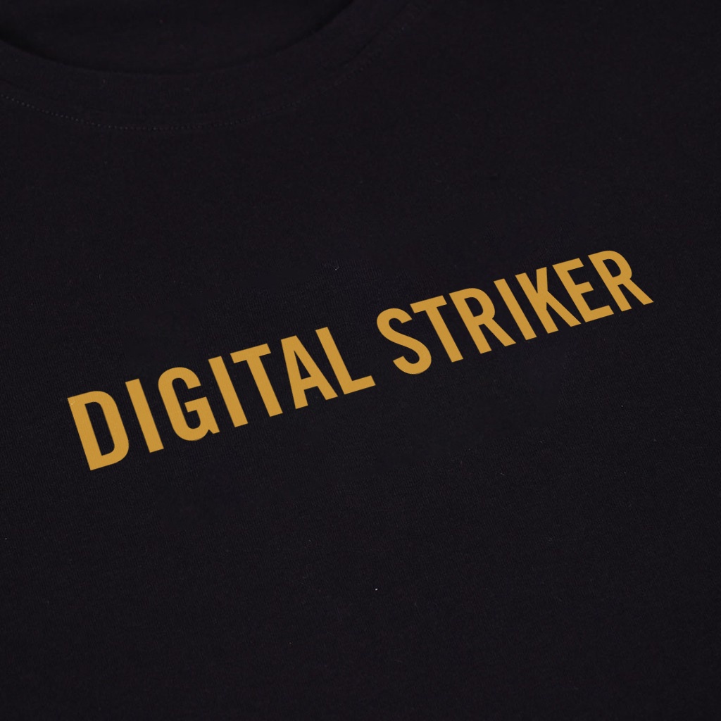 T-Shirt Digital STR 21.1 Black PREIUM COMBED