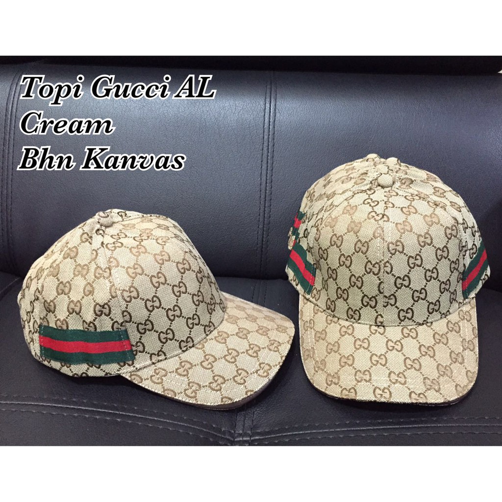 topi gucci lis samping