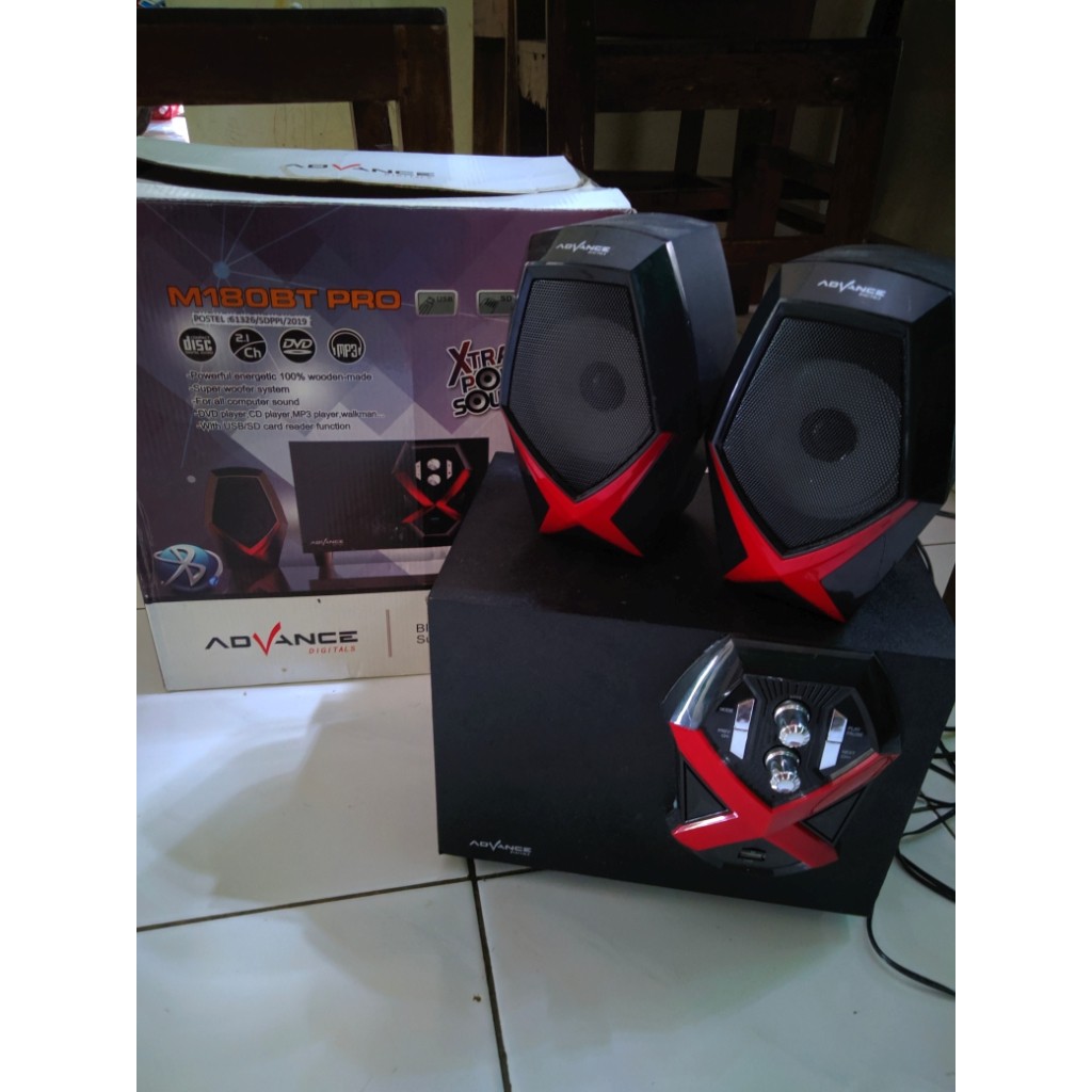 Speaker BluetoothSubwoofer BASS advance m180bt pro