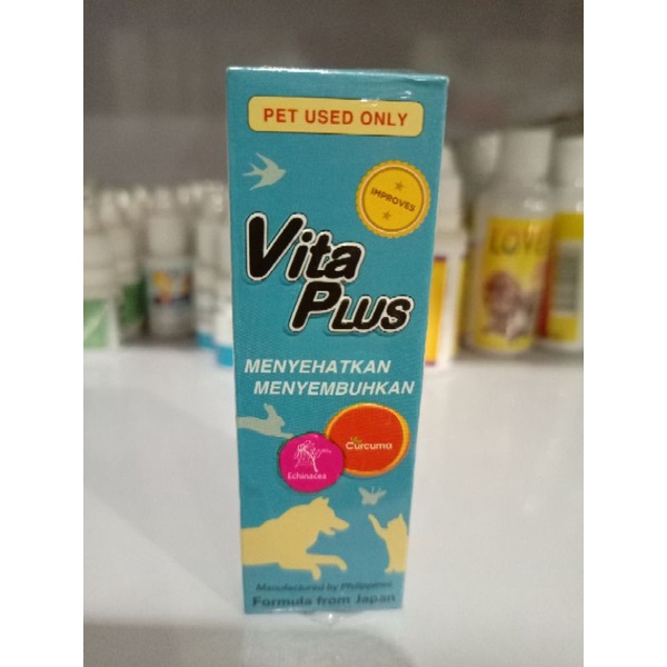 Vitamin kucing - VITA PLUS menyehatkan penyembuhan kucing/anjing