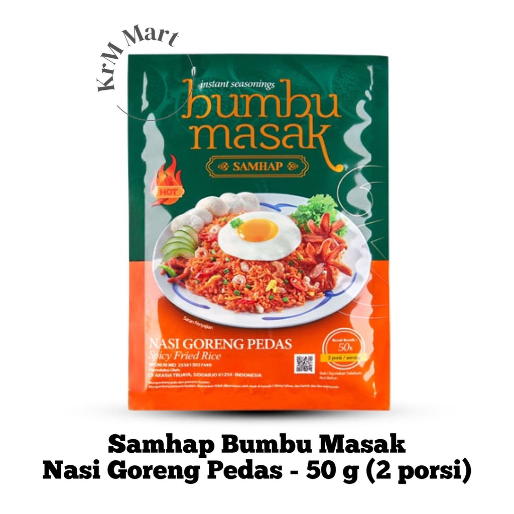 

Samhap Bumbu Masak Nasi Goreng Pedas 50gr Sam Hap 50 gr 50g instan hot