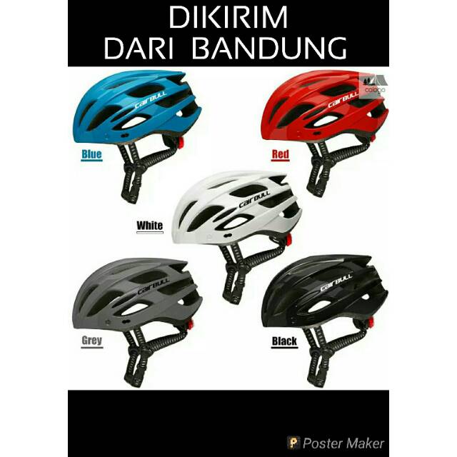  Helm  sepeda  cairbull dengan  magnetic lens dan visor  ada 