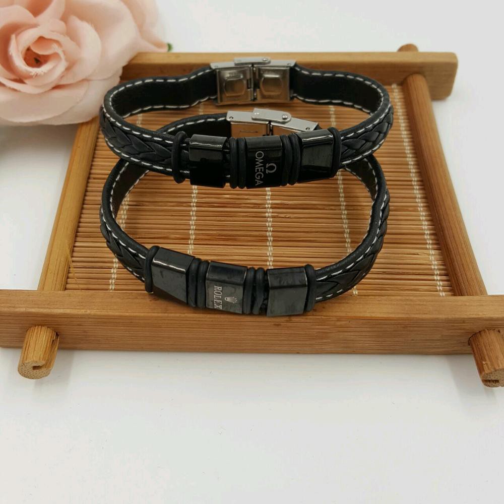 Jual Gelang Rolex omega kulit asli premium fashion Limited