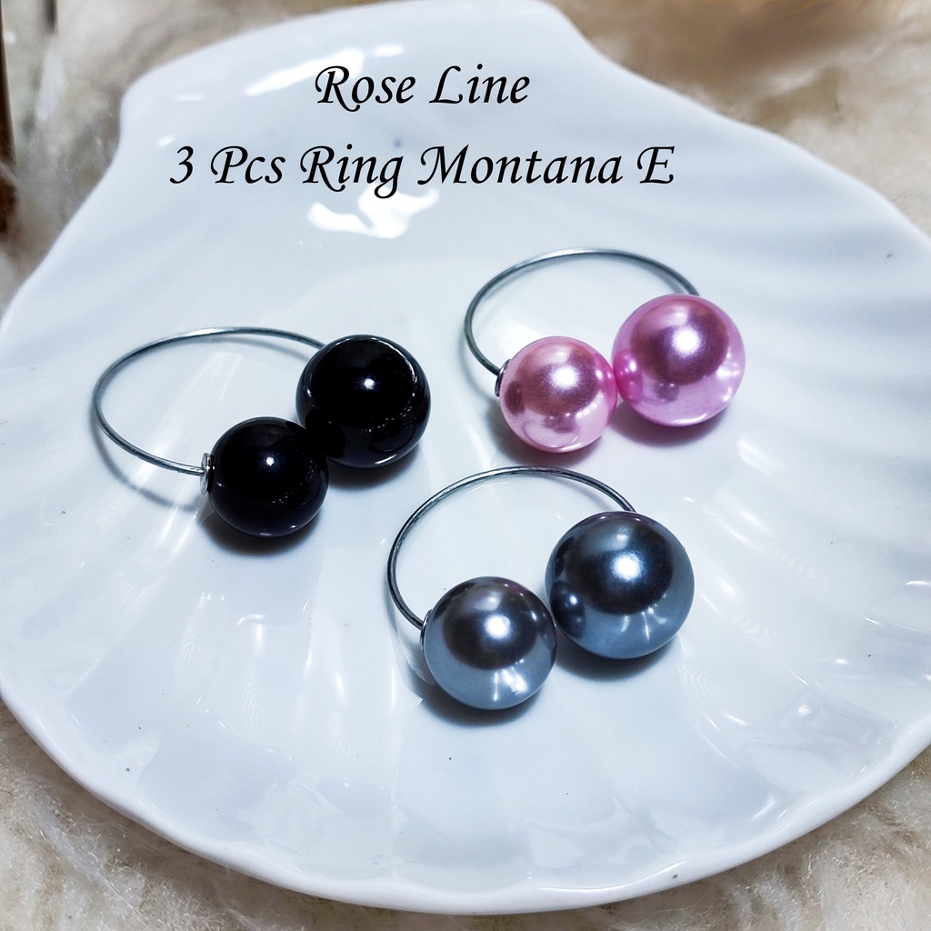 Isi 3 Pcs Ring Hijab Colorful Montana