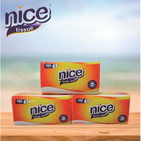 tisu tissue nice 180 sheets 1 karton 60 pack dan 250 sheets 1 karton 36 pack
