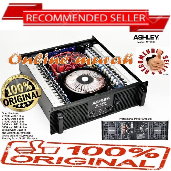 power ashley mt 6500 ashley mt6500 garansi resmi original