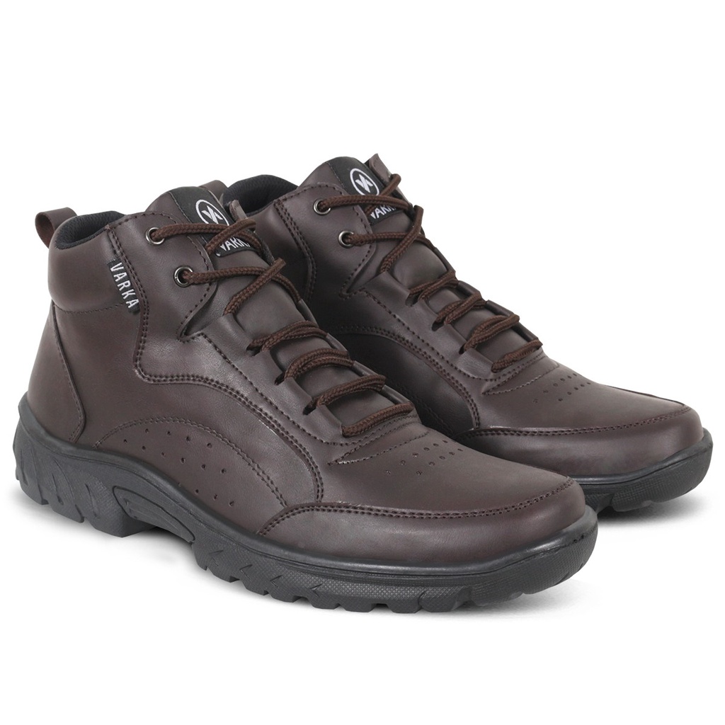 Sepatu Boots Pria V 5645 Brand Varka Sepatu Kets Kerja Lapangan Kuliah Kerja Hangout Trendi Warna Co