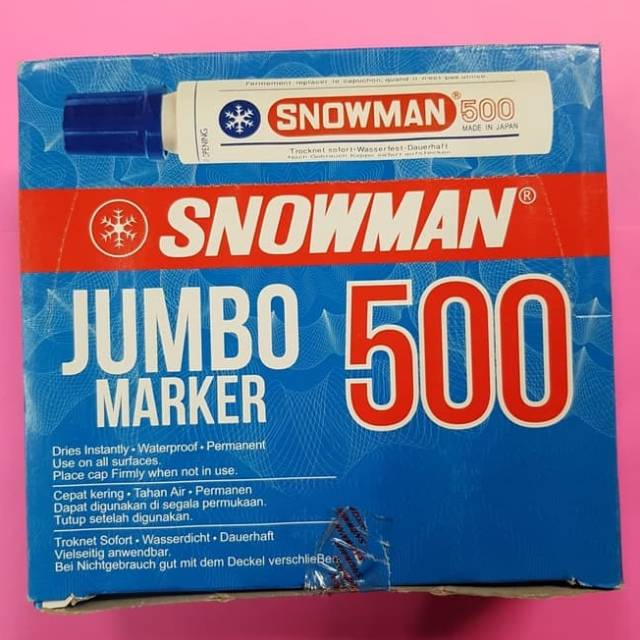 

Spidol Marker Jumbo Snowman 500