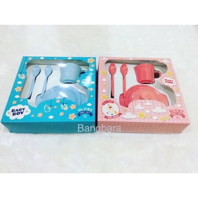 Baby Gift Set Perlengkapan Makan Bayi Melamin