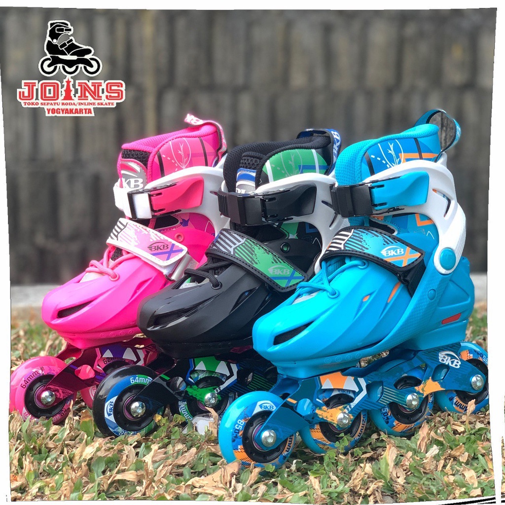 Sepatu Roda Anak Inline Skate Pemula Flying Eagle K7 Pink