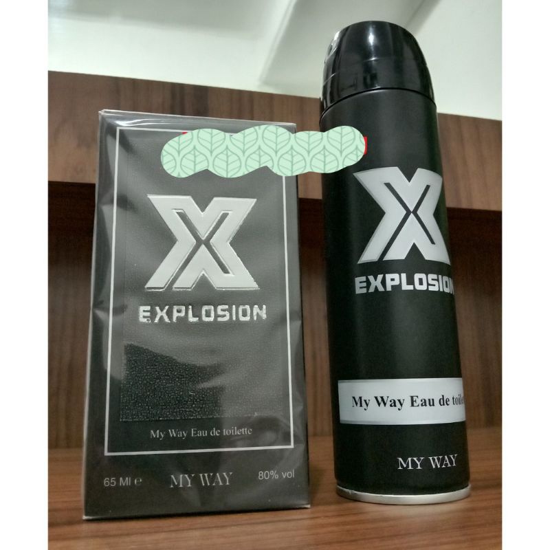 EXPLOSION SET for Men MY WAY Parfum Body Spray Pria