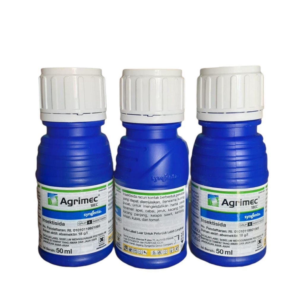 Insektisida Agrimec Bahan Aktif Abamectin 18EC 50ml