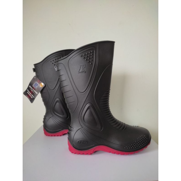 AP Boots Bikers Moto 1 Sepatu Boot Hitam Merah untuk Para Pengendara Motor